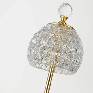 Abajur Sem Fio Cristal Dourado, abajur sem fio, abajur para quarto, abajur dourado, abajur de toque, abajur cristal, Luminária de Cristal, luminária de mesa cristal, luminária de cristal sem fio, luminária sem fio, luminária sem fio recarregável, luminária recarregável