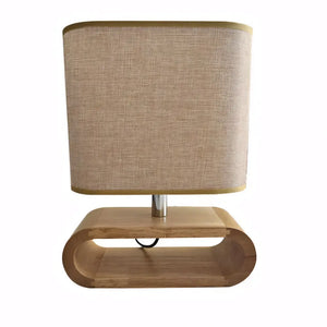 abajur rústico, abajur quadrado, abajur moderno, Abajur Linho, Abajur de Madeira Rústica e Linho Bivolt Radiant, abajur de madeira, abajur de cabeceira