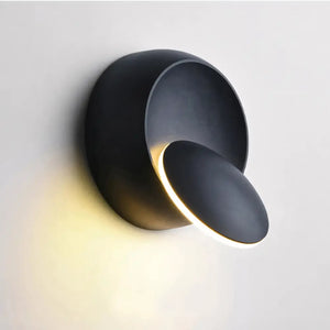 Arandela Articulável Eclipse Redonda Radiant preta