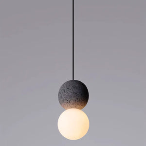 Luminaria Pendente Bola Rustico Moderno Minimalista Radiant