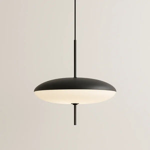 Luminaria Pendente Moderna Minimalista Disco Oval Ufo