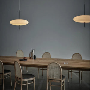 Luminária Pendente Moderna Minimalista Disco Oval Ufo 50 cm