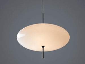 Luminária Pendente Moderna Minimalista Disco Oval Ufo 50 cm