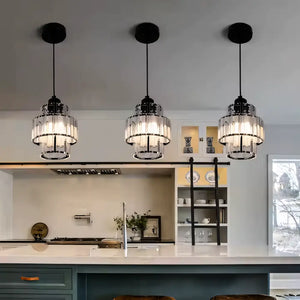 Luminária Pendente Moderno Minimalista Cristal Vidro Radiant