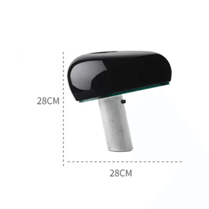 Luminaria de Mesa Abajur Moderno Minimalista Marmore Radiant