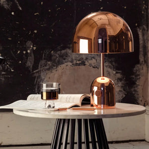 Luminaria de Mesa Abajur Moderno Minimalista Metal Bell