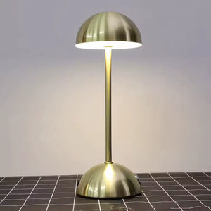 Luminária de Mesa Abajur Sem Fio Minimalista Moderno Radiant dourado