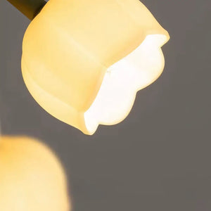 Luminária de Mesa Abajur Verde Moderna Minimalista Floral Radiant