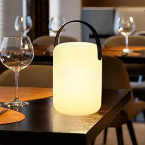 luminária portátil, luminária LED RGB, luminária com alça, luz ambiente decorativa, luminária recarregável, luminária sem fio, luminária de mesa decorativa, luminária para festa, luz com controle remoto, luminária usb recarregável