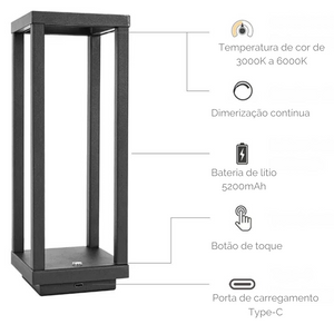 luminária moderna para quarto, luminária minimalista, luminária branca moderna, luminária acrílica colorida, iluminação design, abajur de mesa decorativo, abajur contemporâneo, luminária para cabeceira, abajur para sala, luminária, abajur,