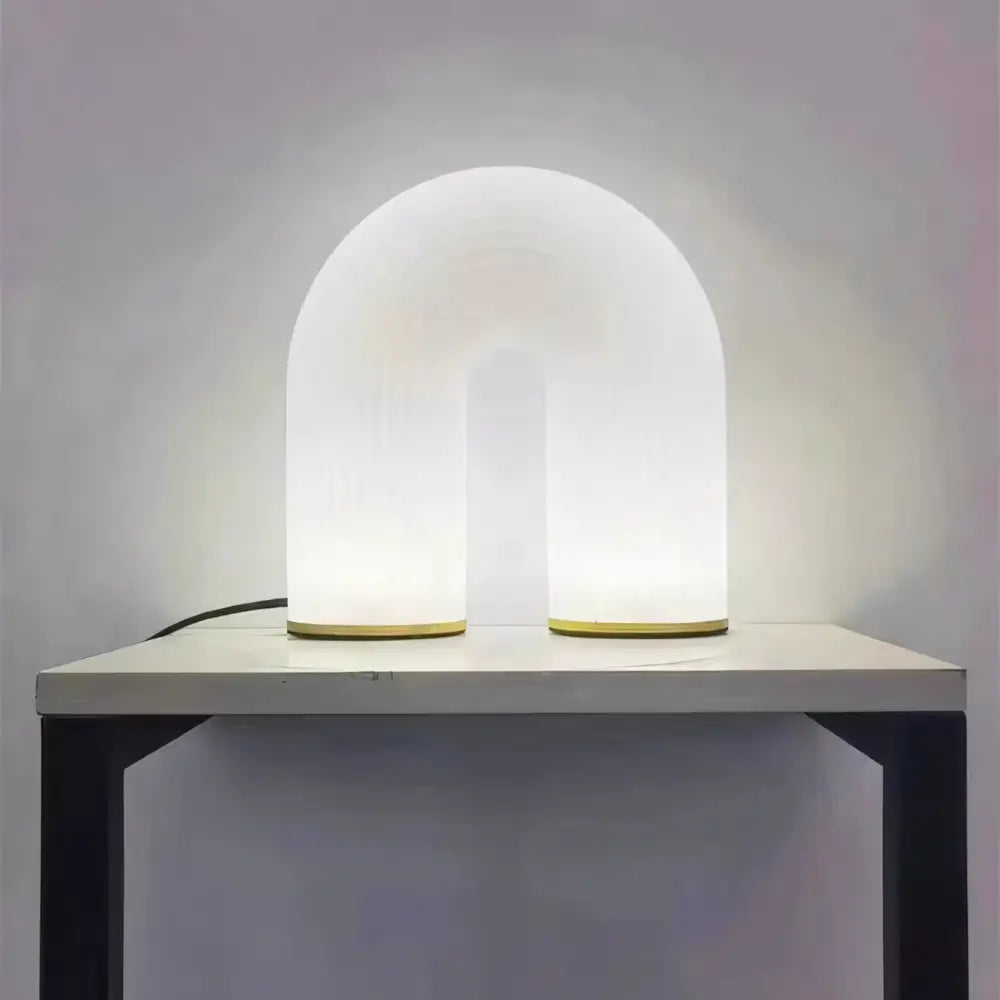 Abajur Branco Moderno Minimalista Radiant 