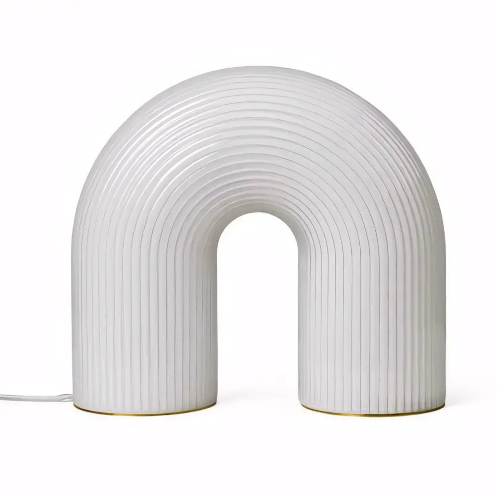 Abajur Branco Moderno Minimalista Radiant 
