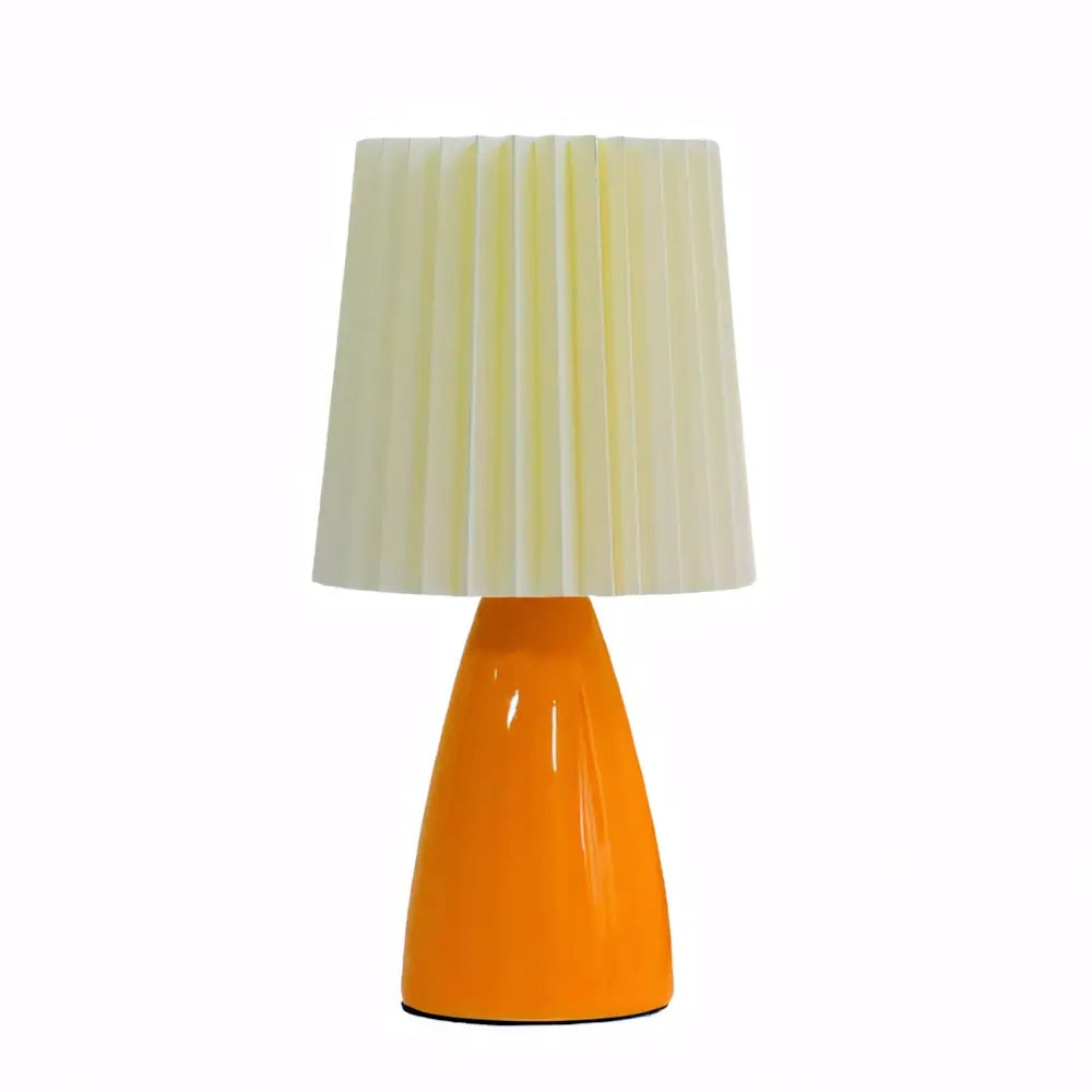 Abajur de Cerâmica Laranja Radiant 