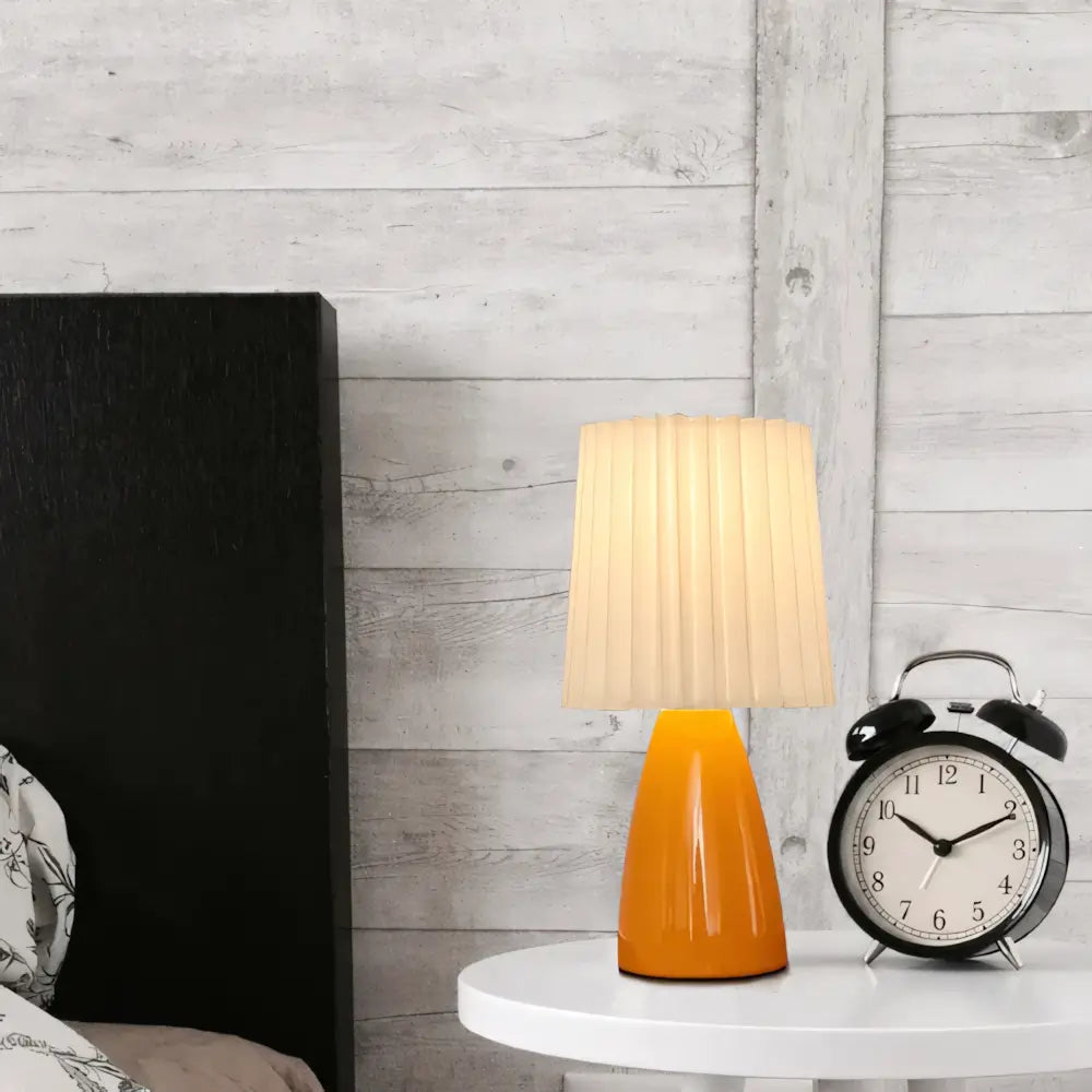 Abajur de Cerâmica Colorido Radiant Laranja