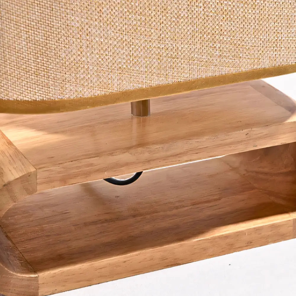 abajur rústico, abajur quadrado, abajur moderno, Abajur Linho, Abajur de Madeira Rústica e Linho Bivolt Radiant, abajur de madeira, abajur de cabeceira