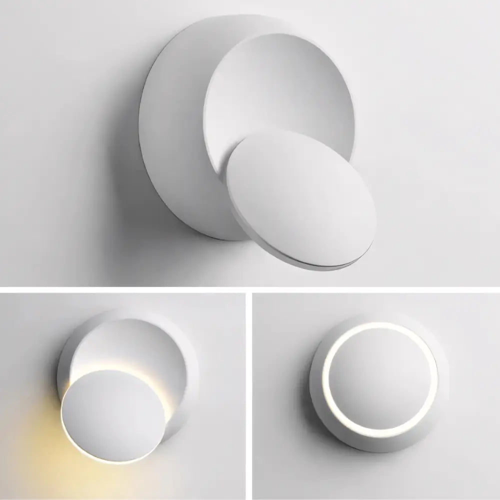 Arandela Articulável Eclipse Redonda Radiant branca