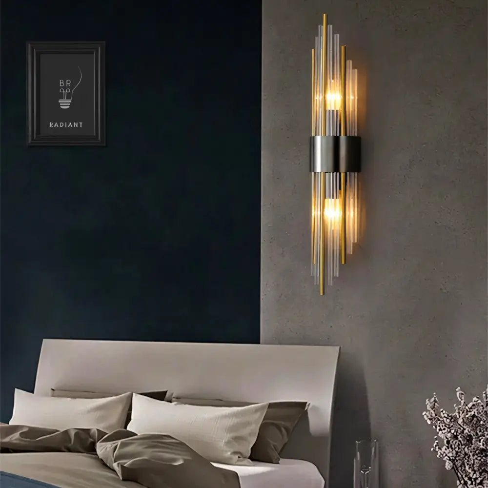 Arandela de Parede Interna Led Cristal Luxury