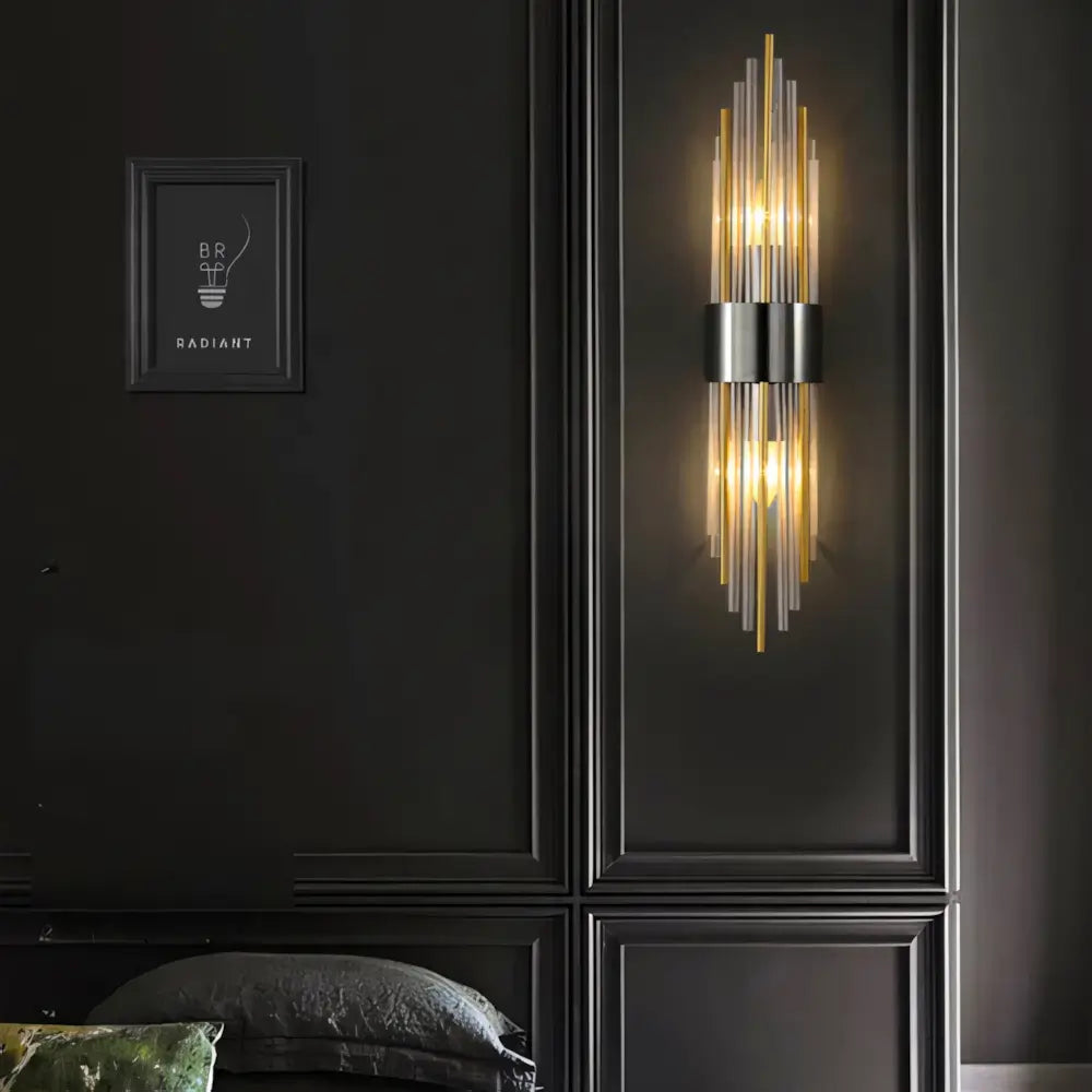 Arandela Interna Cristal Moderna 