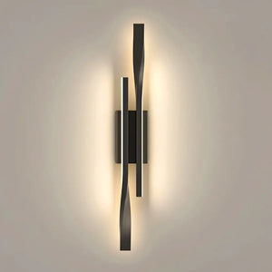 Arandela Preta Linear Dupla Radiant 
