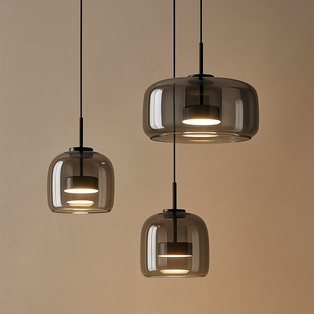 lustre vidro, 
Lustre preto, 
lustre pendente vidro, 
lustre moderno, 
lustre minimalista, 
lustre fumê, 
lustre cristal,
lustre para cozinha,
lustre para sala de estar,
lustre de teto, 