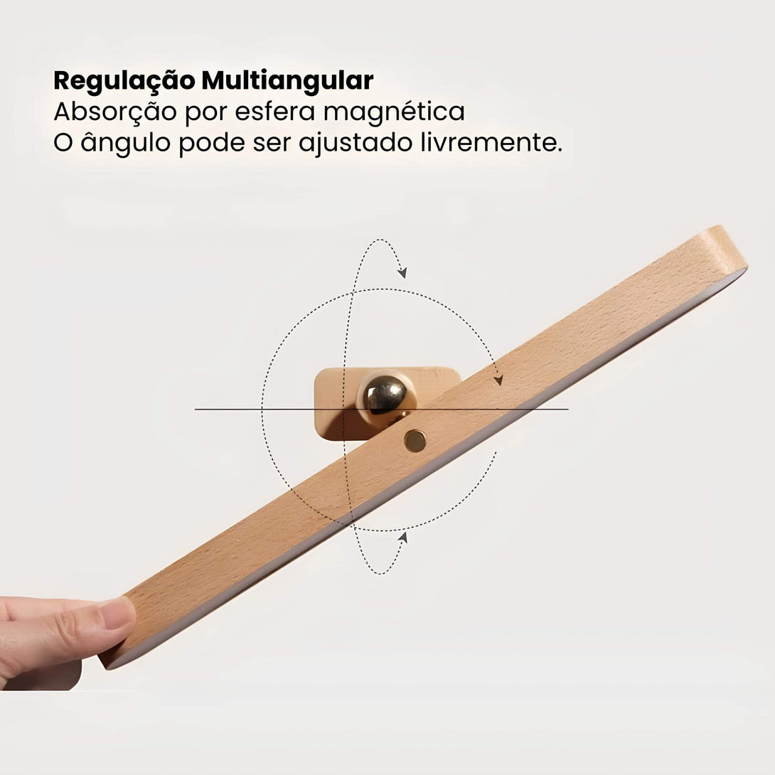 Luminária Magnética Sem Fio Espelho Banheiro