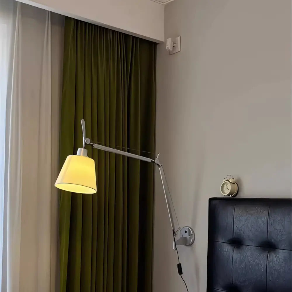 Luminaria Arandela Articulada Com Cupula Moderna Radiant