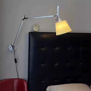 Luminaria Arandela Articulada Com Cupula Moderna Radiant