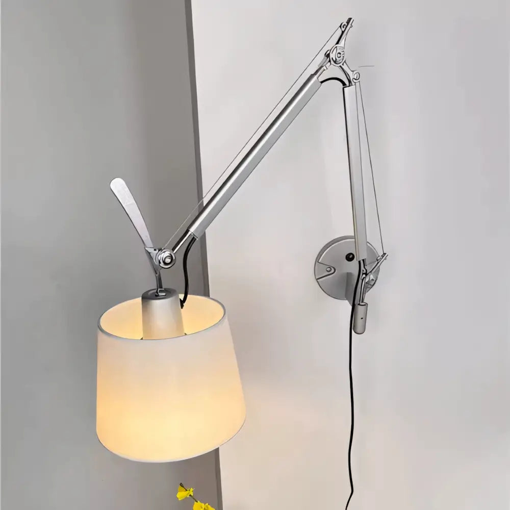 Luminaria Arandela Articulada Com Cupula Moderna Radiant