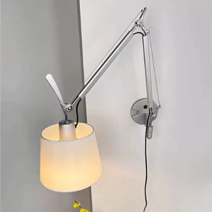 Luminaria Arandela Articulada Com Cupula Moderna Radiant