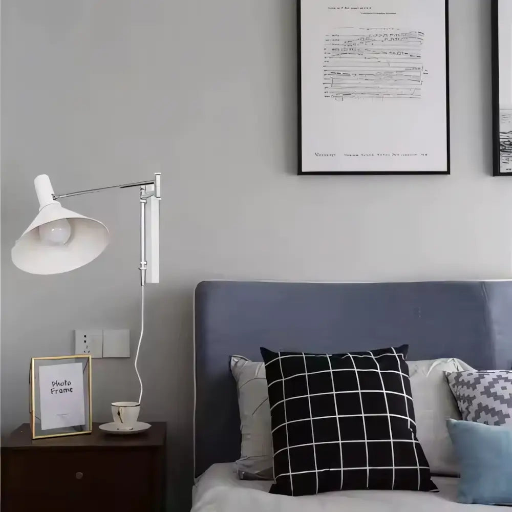 Luminaria Arandela Articulada Cone Moderna Minimalista Radiant
