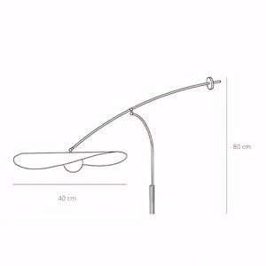 Luminaria Arandela Articulada Minimalista Moderna Radiant