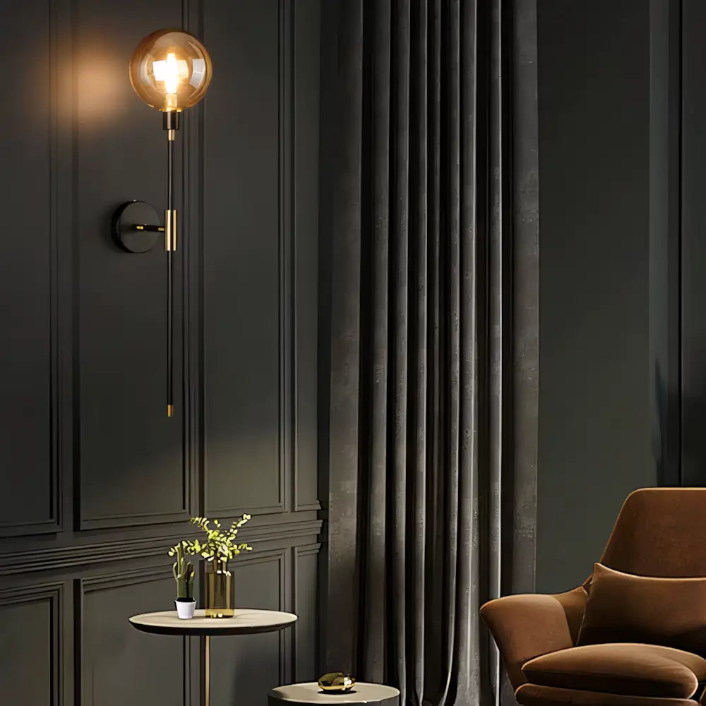 Luminaria Arandela Bola Tocheiro Moderna Minimalista Radiant