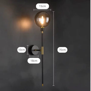 Luminaria Arandela Bola Tocheiro Moderna Minimalista Radiant