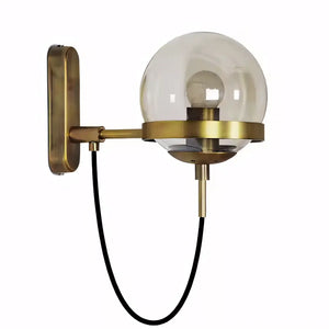 Luminaria Arandela Bola de Vidro Moderna Minimalista Radiant