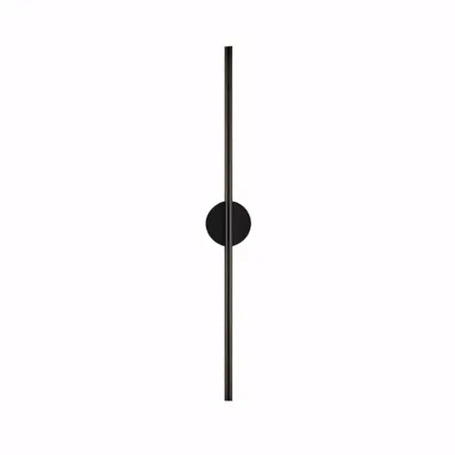 Luminaria Arandela Linear Longa Moderna Minimalista Radiant preta