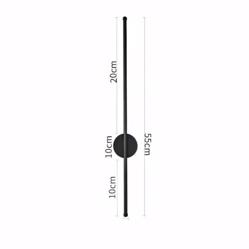 Luminaria Arandela Linear Longa Moderna Minimalista Radiant