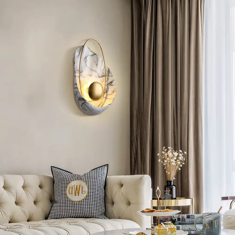 Luminária Arandela Moderna Minimalista Concha Radiant