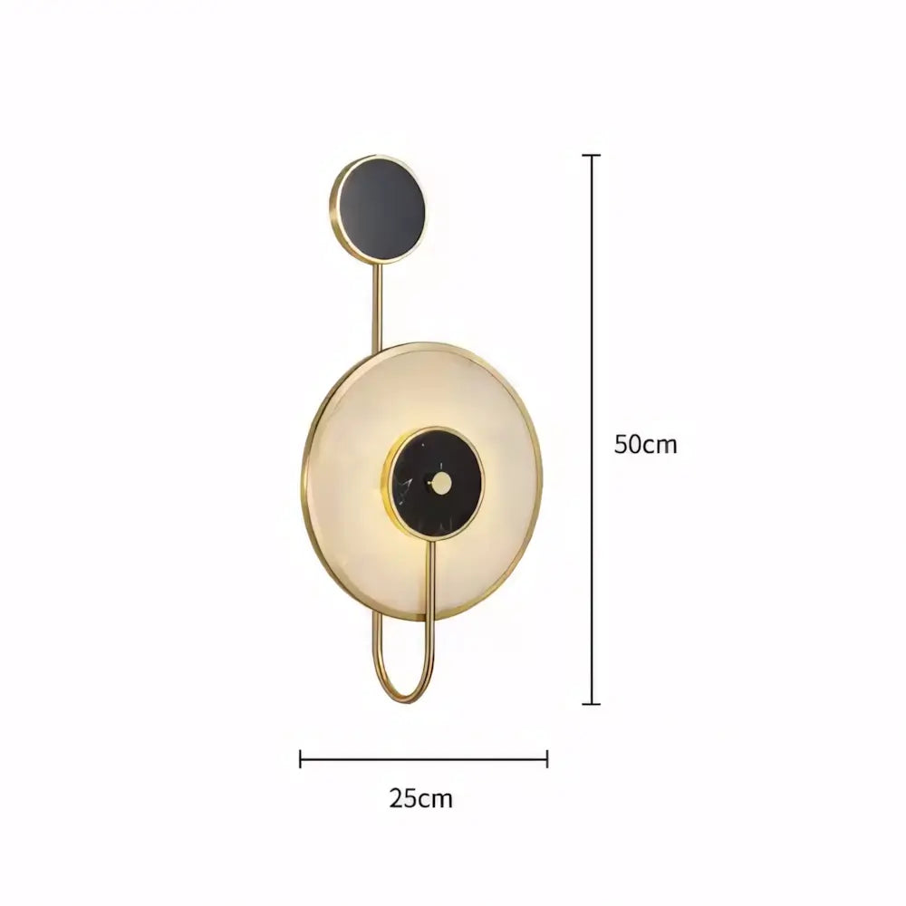 Luminaria Arandela Retro Moderna Minimalista Mármore Radiant