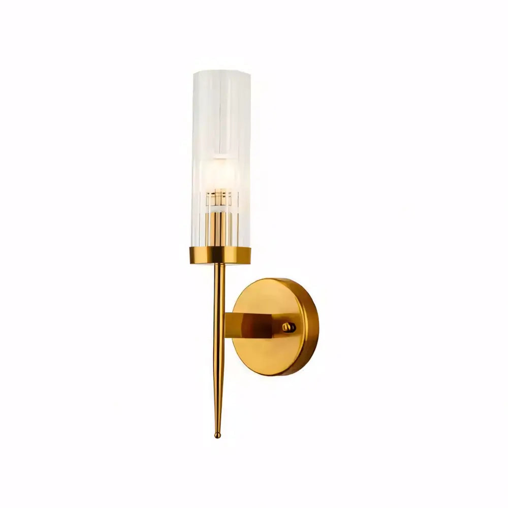 Luminaria Arandela Slim Tocheiro Moderna Minimalista Radiant dourado