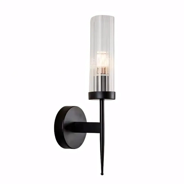Luminaria Arandela Slim Tocheiro Moderna Minimalista Radiant Preto