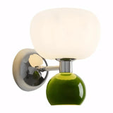 Luminaria Arandela Vidro Dupla Moderna Minimalista Radiant verde