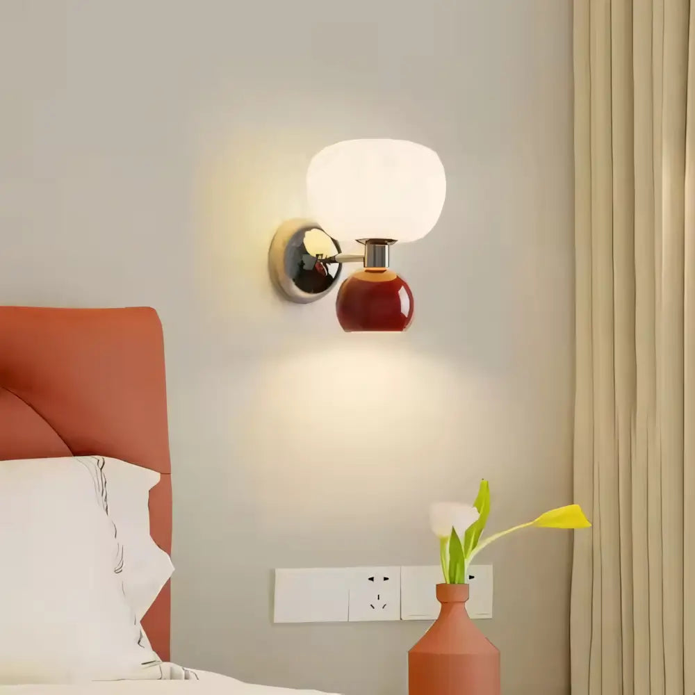 Luminaria Arandela Vidro Dupla Moderna Minimalista Radiant