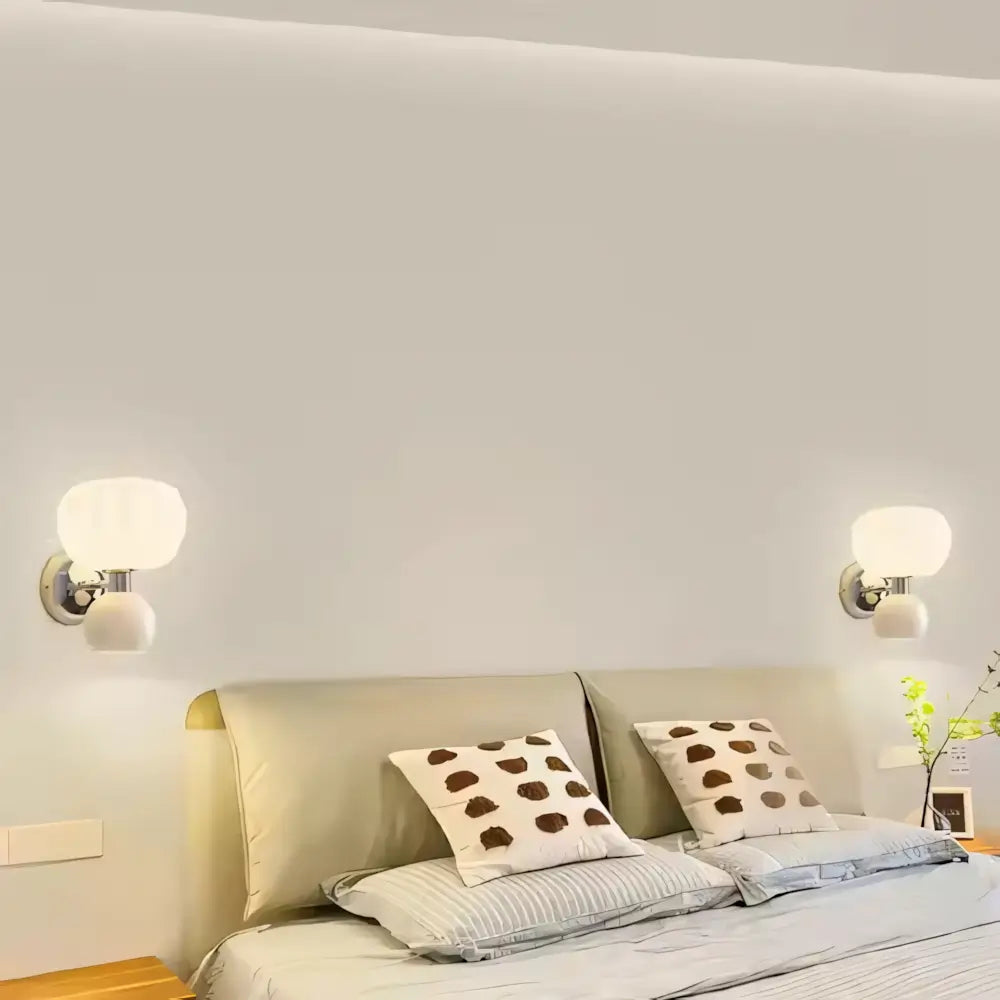 Luminaria Arandela Vidro Dupla Moderna Minimalista Radiant