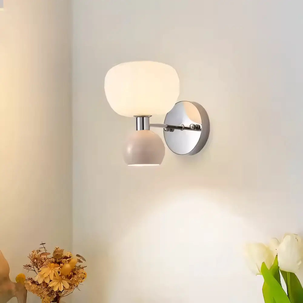 Luminaria Arandela Vidro Dupla Moderna Minimalista Radiant