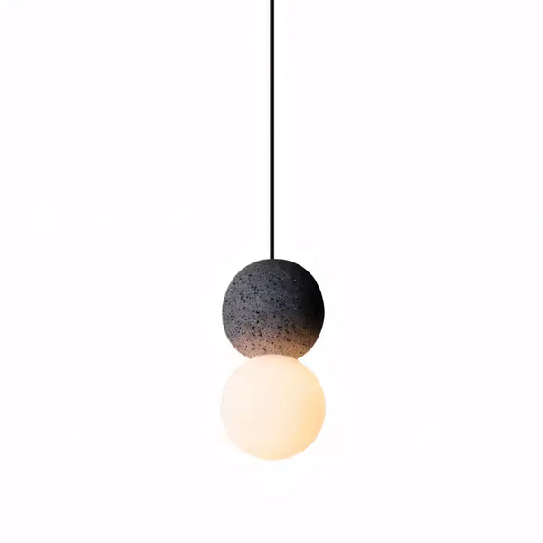 Luminaria Pendente Bola Rustico Moderno Minimalista Radiant