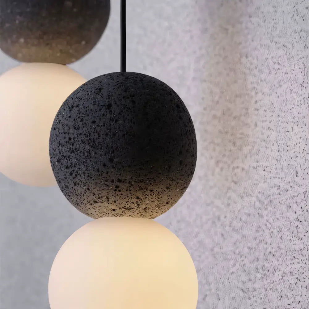 Luminaria Pendente Bola Rustico Moderno Minimalista Radiant