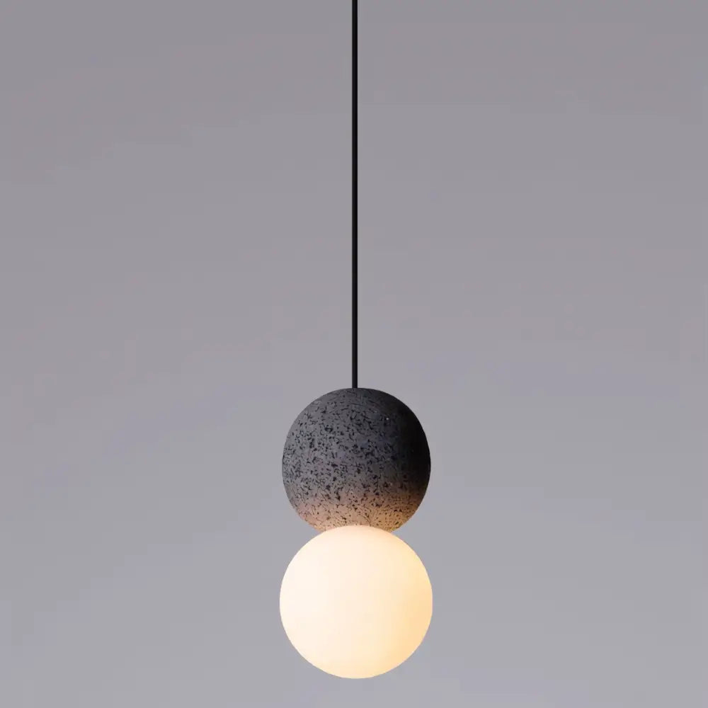 Luminaria Pendente Bola Rustico Moderno Minimalista Radiant