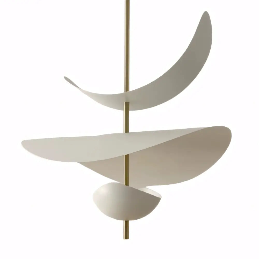Luminária Pendente Branco Moderno Minimalista Metal Radiant