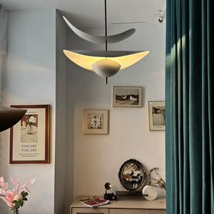 Luminária Pendente Branco Moderno Minimalista Metal Radiant