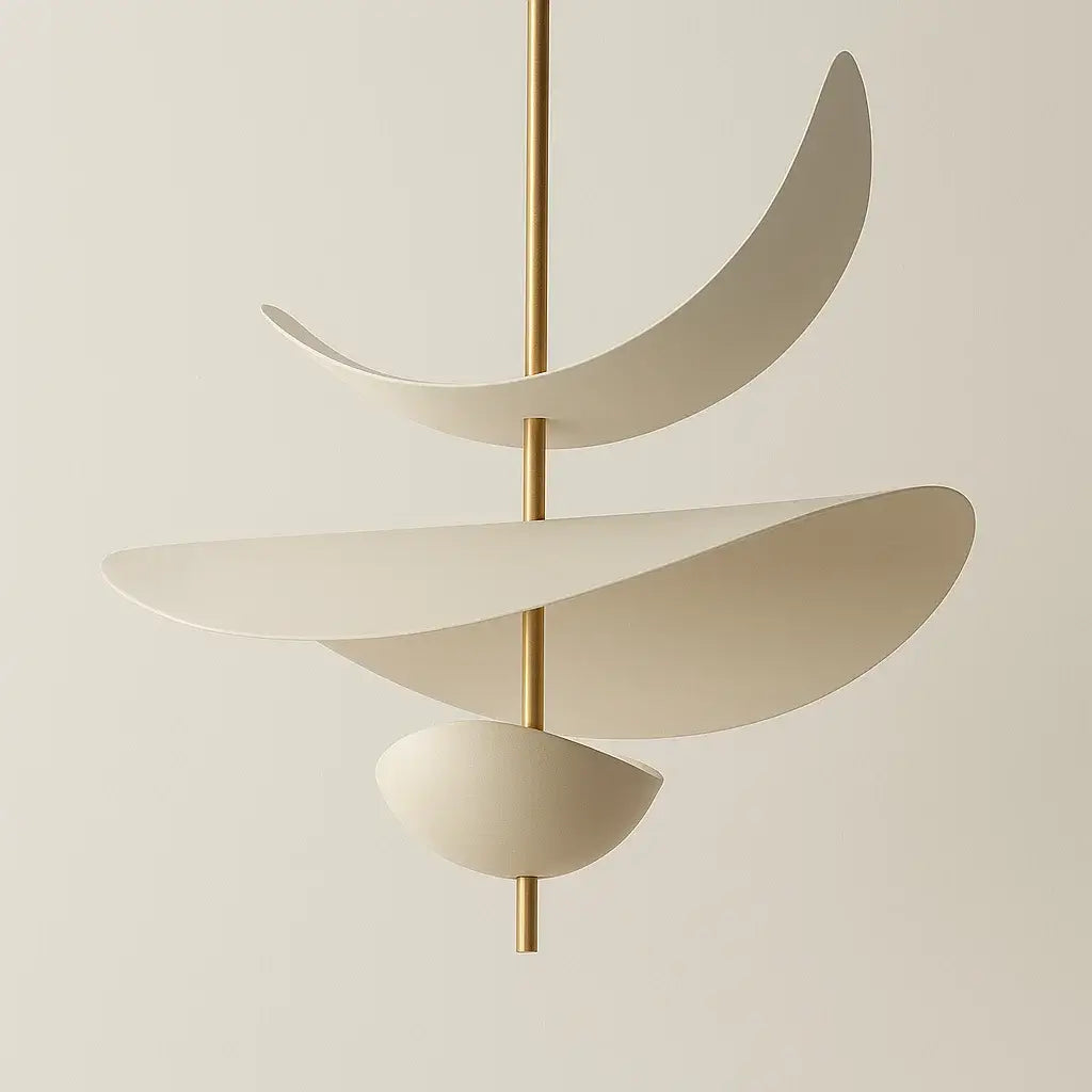 Luminária Pendente Branco Moderno Minimalista Metal Radiant